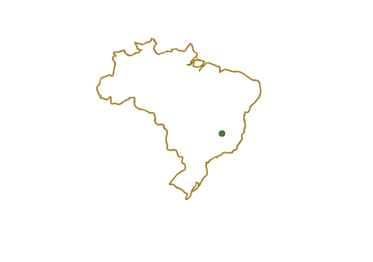Outline map of Brazil